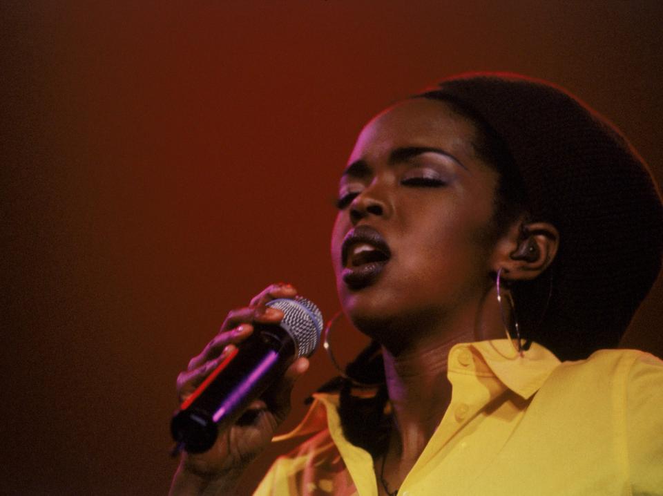 Lauryn Hill performing at Brixton Academy, London. 05/02/1999.