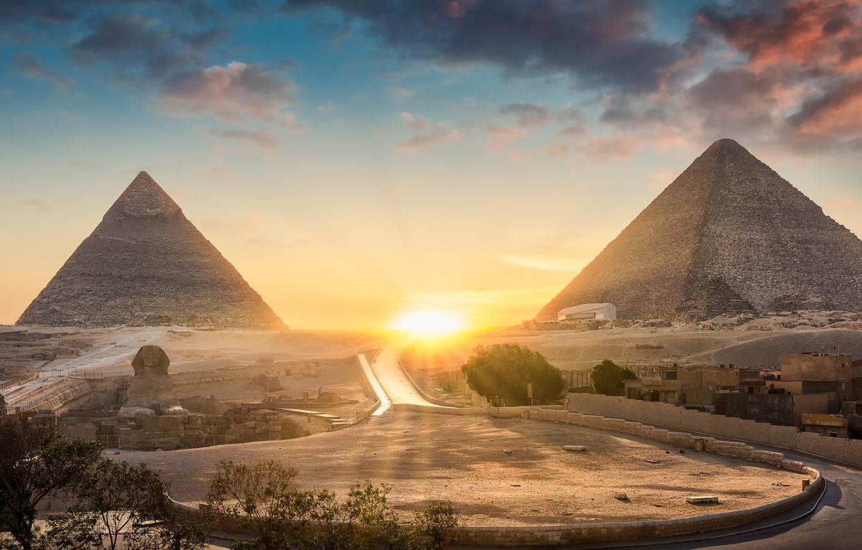 Enjoy the spectacle of the Pyramids before sailing the Nile - Getty