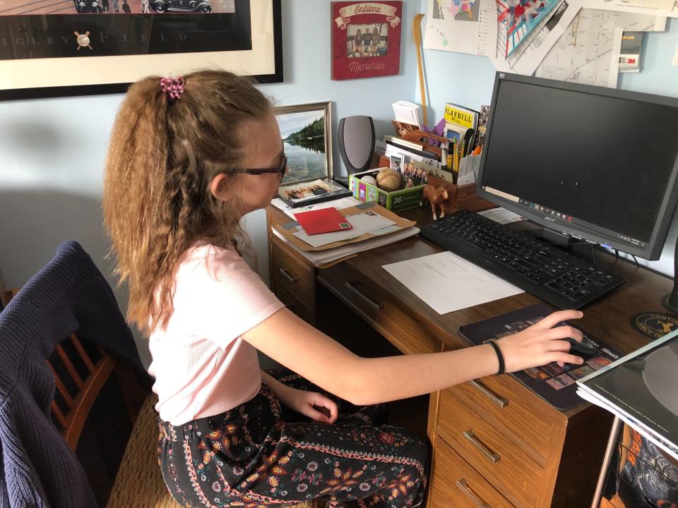 Madeline Tronc, fifth grader at Monrovia Elementary, was looking forward to participating in 'The Jungle Book' musical with her classmates. The musical, like the rest of her school year, was cancelled due to COVID-19.