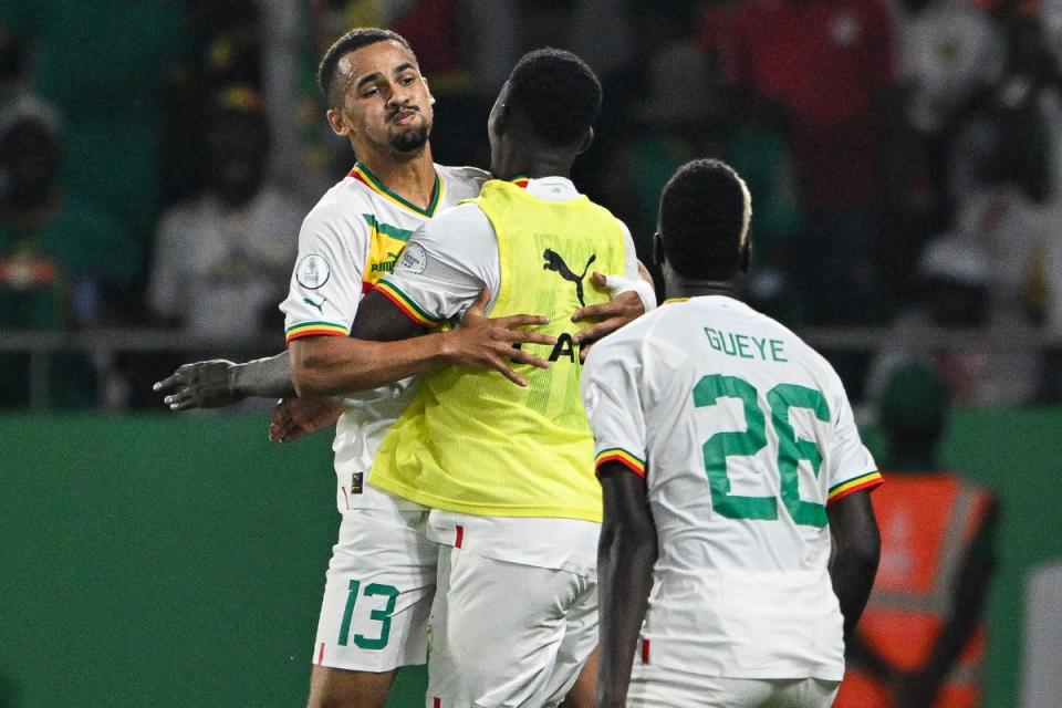 Ominous form: Holders Senegal have won all three of their group games at AFCON in Ivory Coast (AFP via Getty Images)