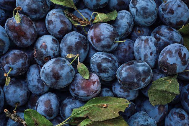 <p>Getty</p> Stock image of fresh plums