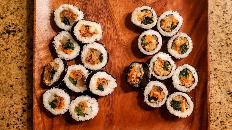 Kimbap rolls