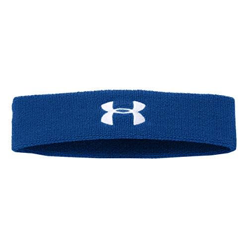 <p><strong>Under Armour</strong></p><p>amazon.com</p><p><strong>$5.99</strong></p><p><a href="https://www.amazon.com/dp/B00Z83DXPI?tag=syn-yahoo-20&ascsubtag=%5Bartid%7C10054.g.40013955%5Bsrc%7Cyahoo-us" rel="nofollow noopener" target="_blank" data-ylk="slk:Shop Now;elm:context_link;itc:0;sec:content-canvas" class="link ">Shop Now</a></p><p>Walk into any gym, and you’ll probably see a slew of men wearing Under Armour. The brand specializes in pieces that feel like a second skin, particularly its line of compression shorts and tees. The same could be said of its headband, made of polyester with some added stretch, that is noted for being incredibly secure and quick-drying. </p>