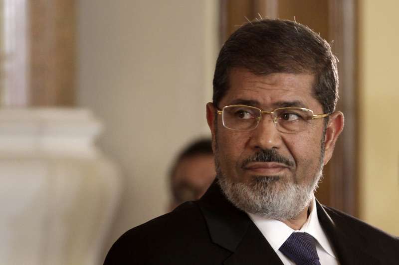 埃及前總統穆爾西（Mohamed Morsi），攝於2012年7月（AP）