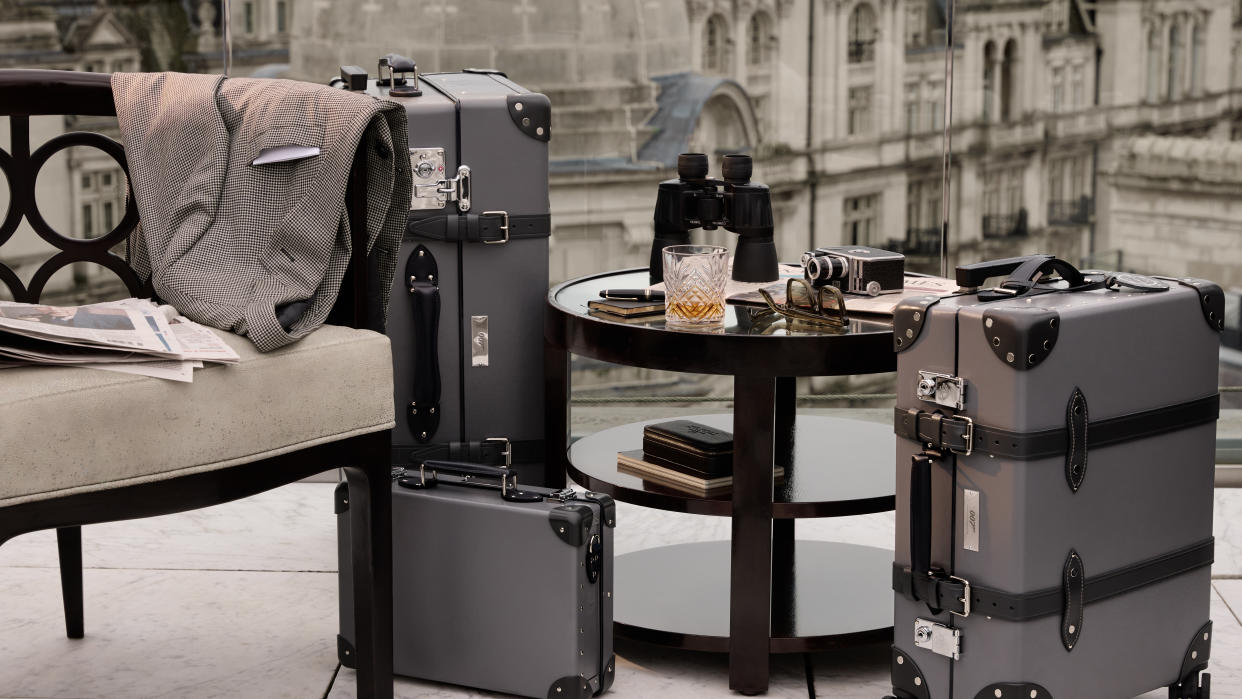  The Globetrotter x James Bond 007 collection of suitcases. 