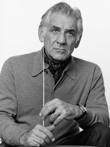 <p>Jack Mitchell/Getty</p> Leonard Bernstein photographed in NYC in 1978.