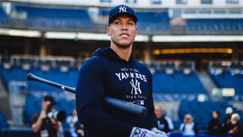 道奇傳出想網羅賈吉（Aaron Judge）。（圖／翻攝自洋基推特）