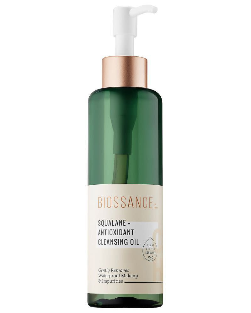 4) Biossance Squalane + Antioxidant Cleansing Oil