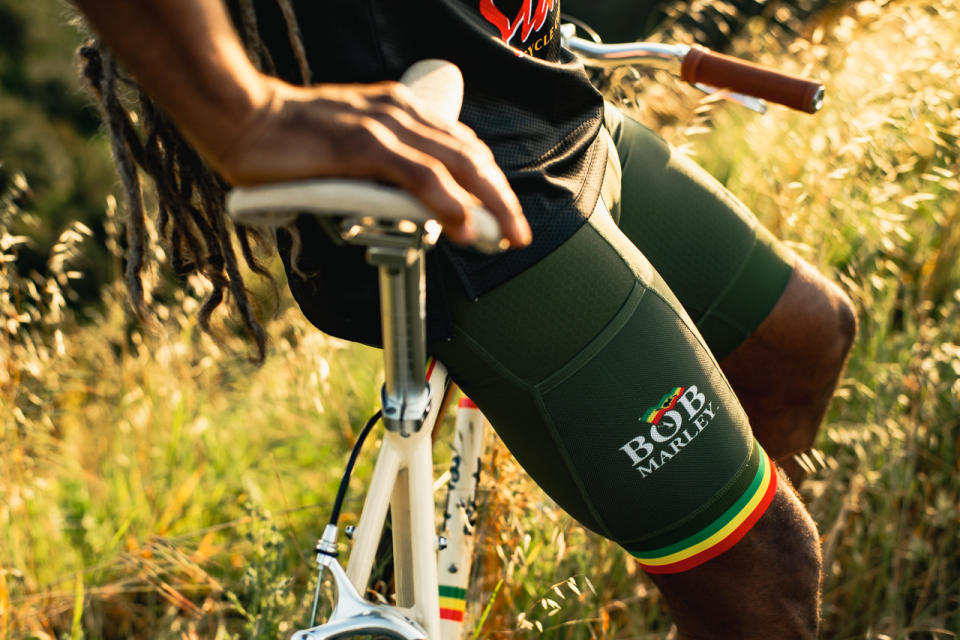 State Bicycle Co. x Bob Marley clothing cargo bibs