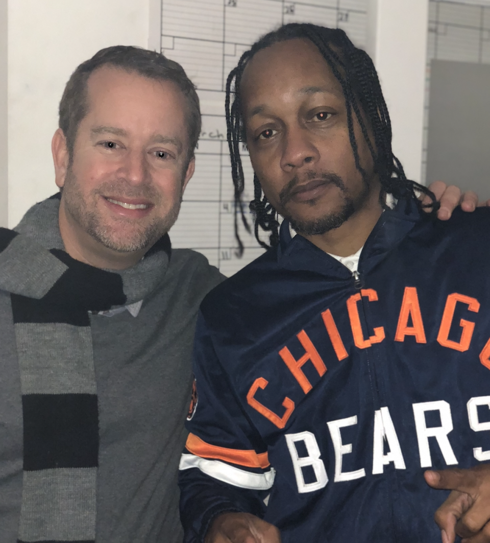 Jamie and DJ Quik. (Photo courtesy of Jamie Adler)