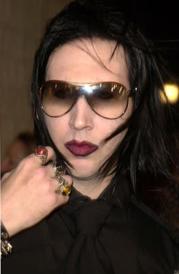 Marilyn Manson at the Westwood premiere of Columbia's Not Another Teen Movie