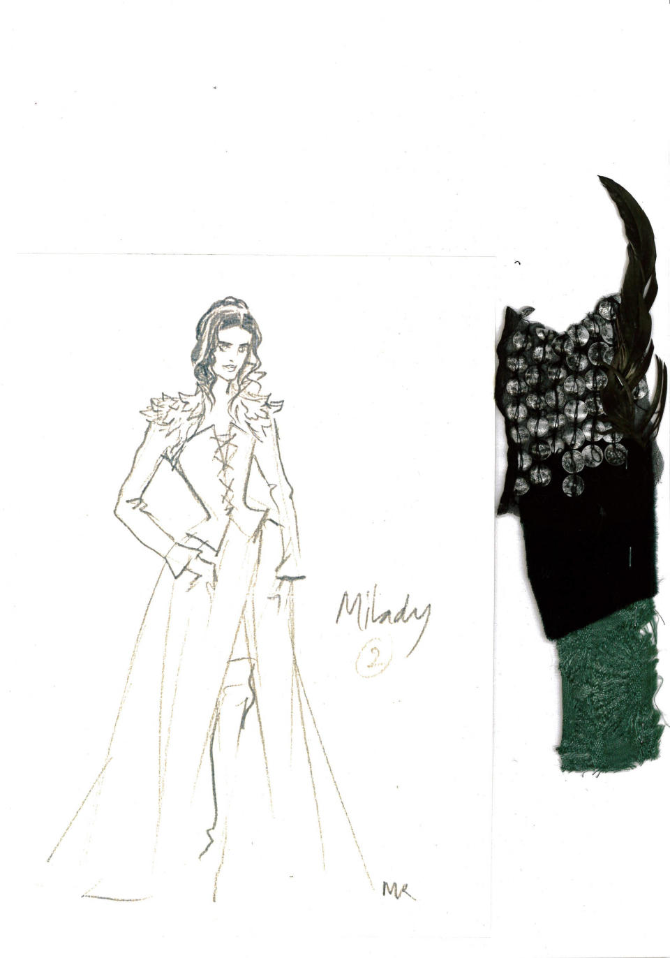 Milady, costume.