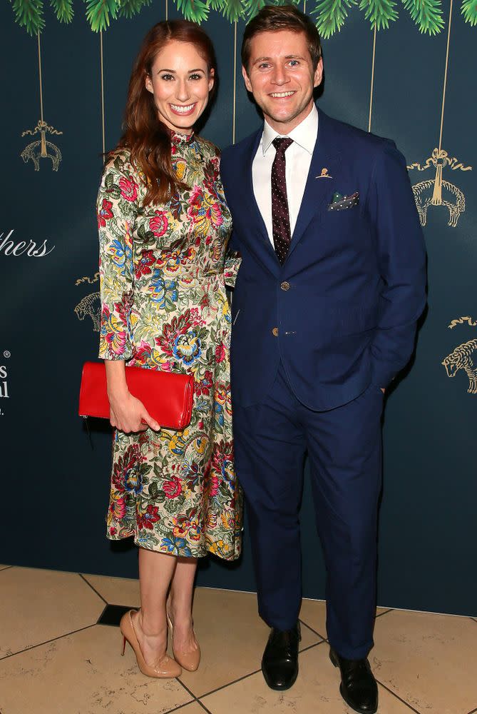 Allen Leech and Jessica Blair Herman