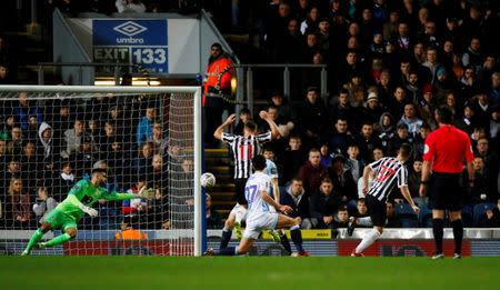 Soccer Football - FA Cup Third Round Replay - Blackburn Rovers v Newcastle United - Ewood Park, Blackburn, Britain - January 15, 2019 Newcastle United's Callum Roberts scores their second goal Action Images via Reuters/Jason Cairnduff