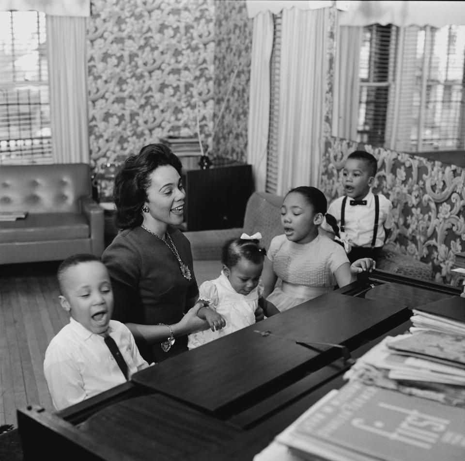 Corretta Scott King and Children