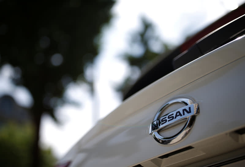 The logo of Nissan is seen on a Qashqai car at its dealership in Seoul, South Korea, May 16, 2016. REUTERS/Kim Hong-Ji