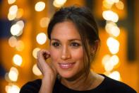 <p><br>This is because, <a rel="nofollow noopener" href="http://www.mirror.co.uk/3am/celebrity-news/prince-harrys-fiance-meghan-markle-11806857" target="_blank" data-ylk="slk:according to;elm:context_link;itc:0;sec:content-canvas" class="link ">according to</a> <em>The Mirror</em>, royal etiquette rules prevent unmarried women from wearing tiaras.<br>“Flashy diamonds and tiaras are not worn during the day, and only married ladies wear tiaras,” Grant Harold, the U.K.’s premiere etiquette expert, <a rel="nofollow noopener" href="https://www.theroyalbutler.co.uk/" target="_blank" data-ylk="slk:told;elm:context_link;itc:0;sec:content-canvas" class="link ">told</a> the BBC. “For married ladies it was a sign of status and would show you were taken and not looking for a husband.” </p>