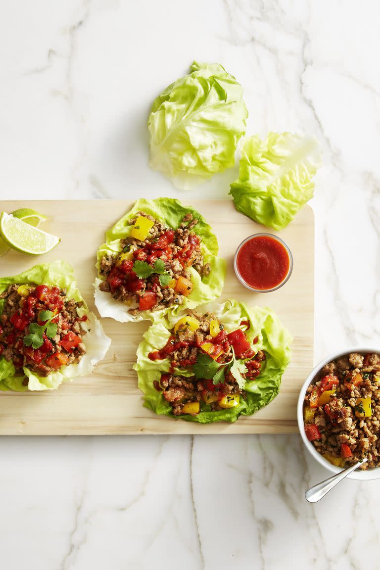 Thai Turkey Lettuce Wraps