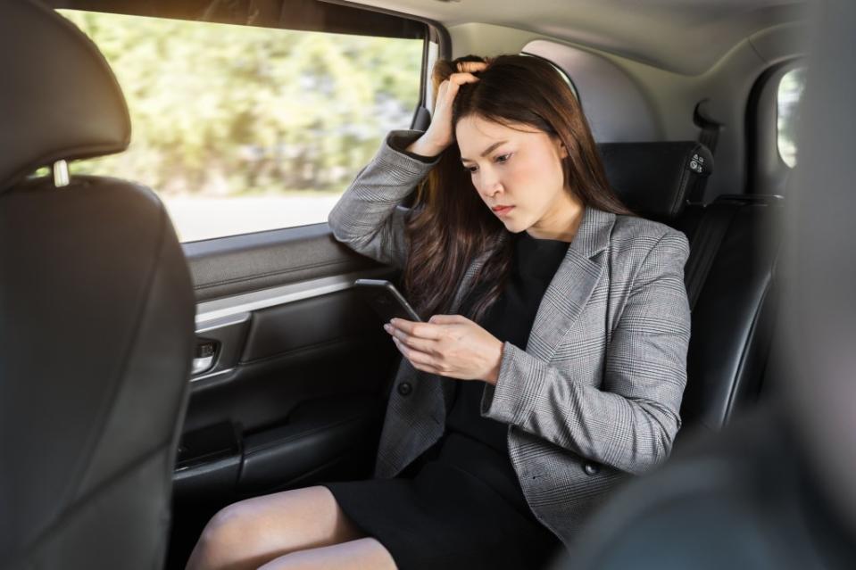 Apple announced a new feature that will help with motion sickness while looking down at your phone. Getty Images