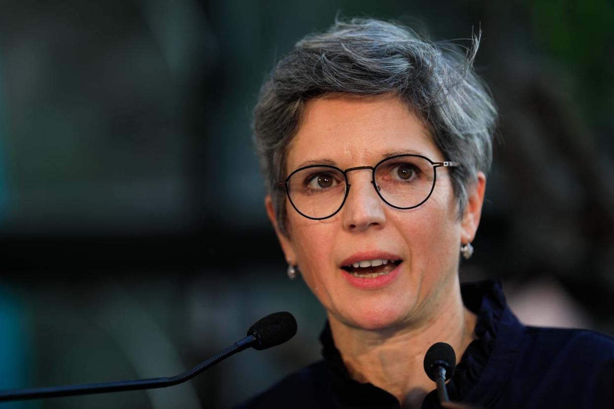 Sandrine Rousseau le 19 septembre 2021 à Paris  - Sameer Al-DOUMY / AFP