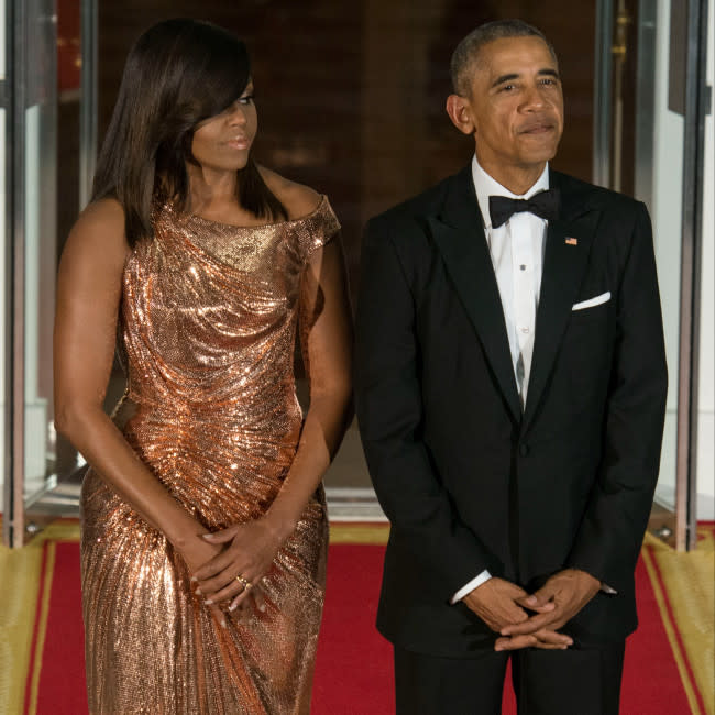 Michelle y Barack Obama credit:Bang Showbiz