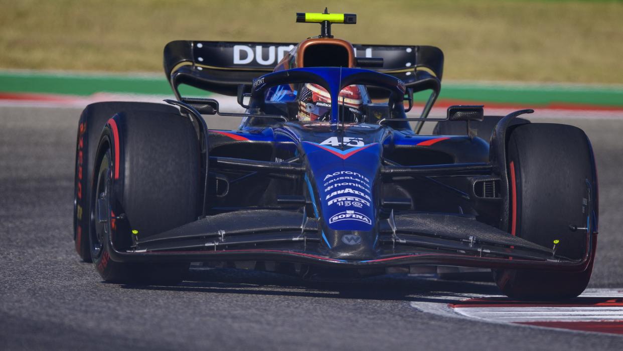 F1 rookie Logan Sargeant is hoping to make an impact at the Miami Grand Prix. (Jerome Miron/USA TODAY Sports)