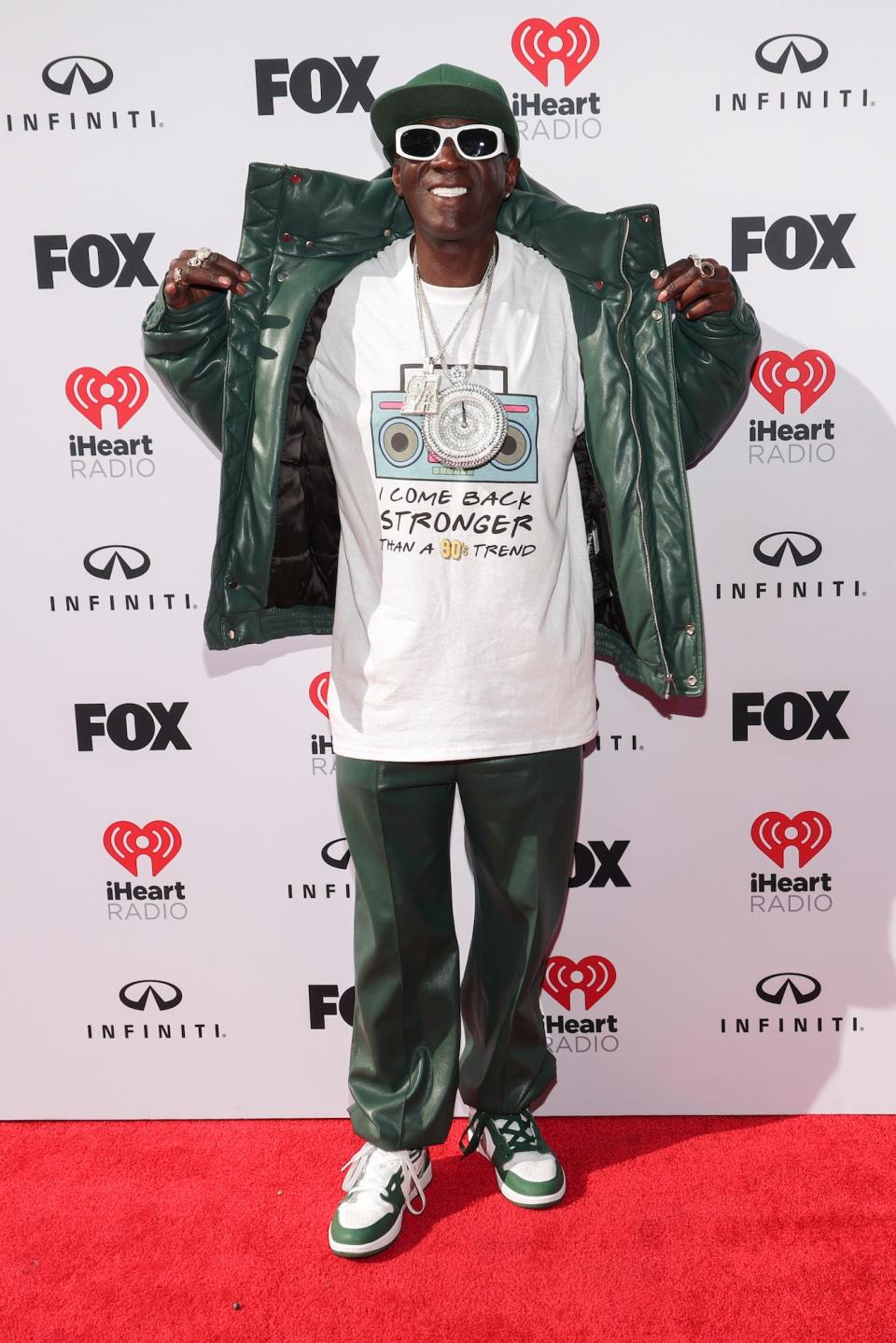 Flavor Flav attends the 2023 iHeartRadio Music Awards.