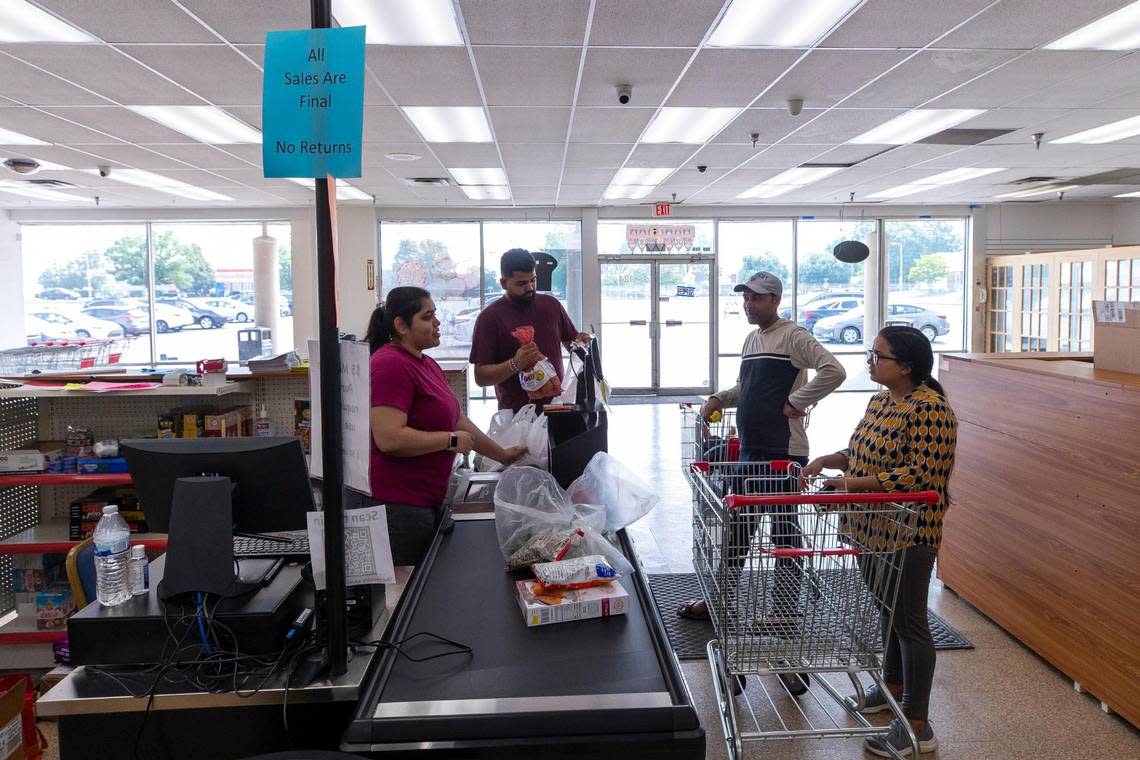 Krupa and Dip Patel opened Yogikrupa Indian Grocers about six months ago in in Lexington, Ky. Their store is located at the Gardenside Plaza on Alexandria Drive.