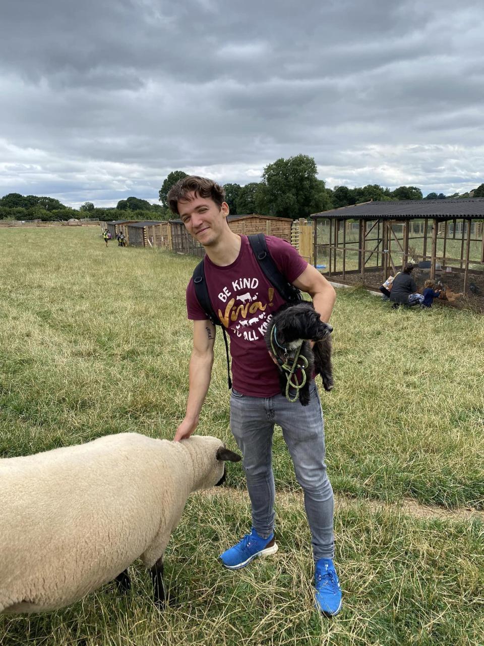 Rory visited a sanctuary this year where he met a turkey named Harriet. (Collect/PA Real Life)