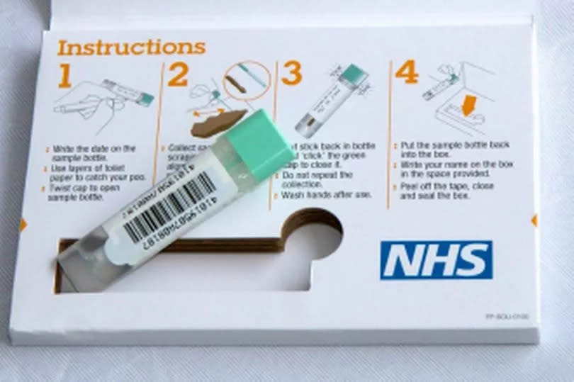 A home FIT kit that provides early screening for bowel cancer