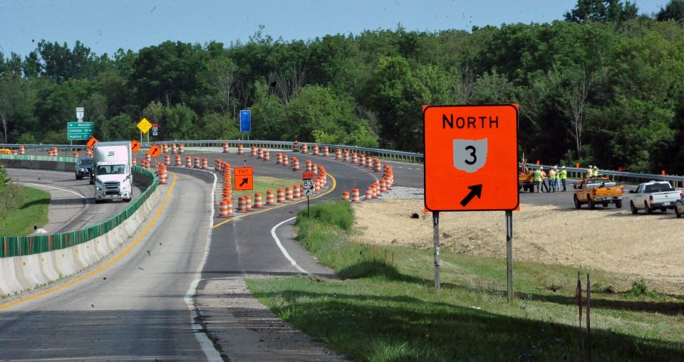 A winding exit to state Route 3 from the Wooster bypass is now open.