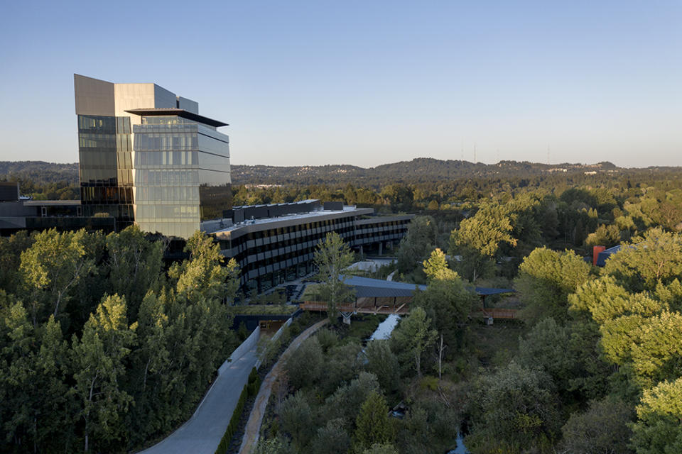 A view of the Serena Williams Building on Nike’s world headquarters in Beaverton, Ore. - Credit: Jeremy Bitterman/Courtesy of Nike