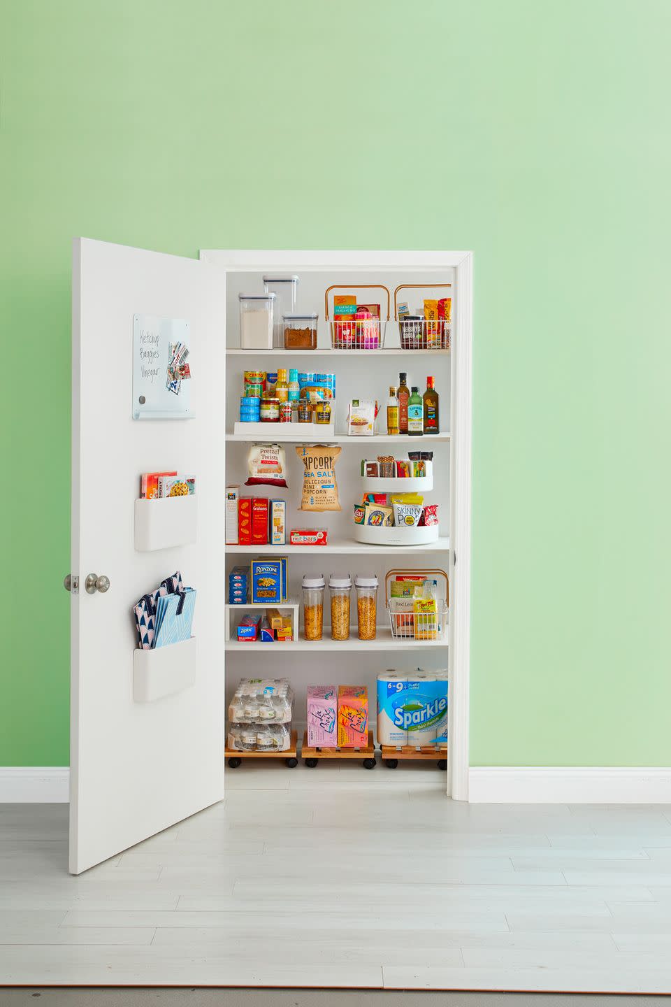 organized kitchen pantry