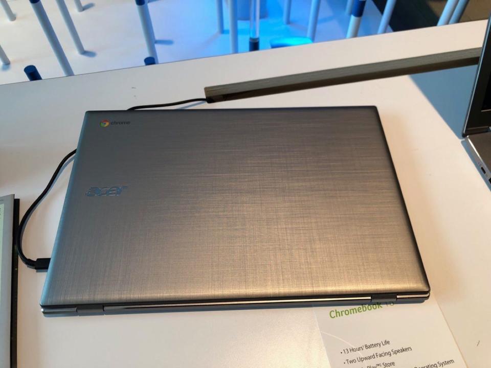 <p>Los nuevos Chromebook de 13″ y 15″ de Acer presentados en su conferencia anual de 2018 </p>