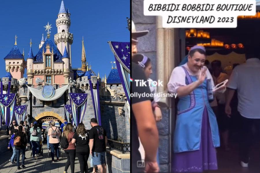 Causa polémica en redes hada madrina hombre en Boutique de Disneyland California 