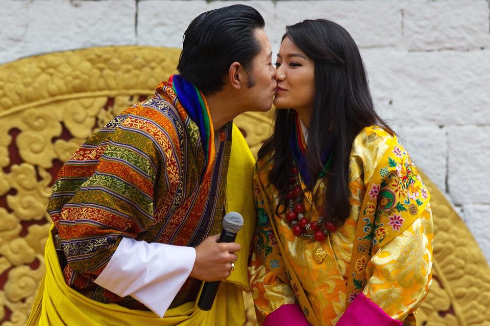 King Jigme and Queen Jetsun Pema of Bhutan
