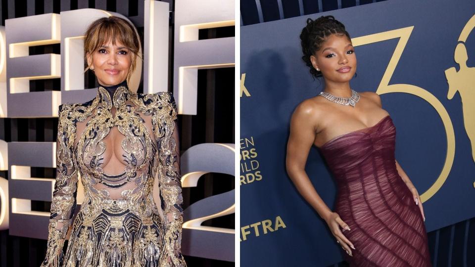 Halle Berry, left, and Halle Bailey, right, long mixed up with one another, share touching photos together: "Truly adore you."