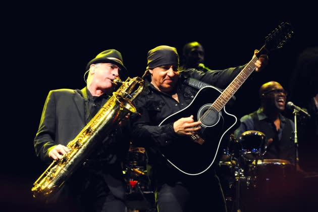 Bruce Springsteen Performs In Barcelona - Credit: Harry Scott/Redferns/Getty Images