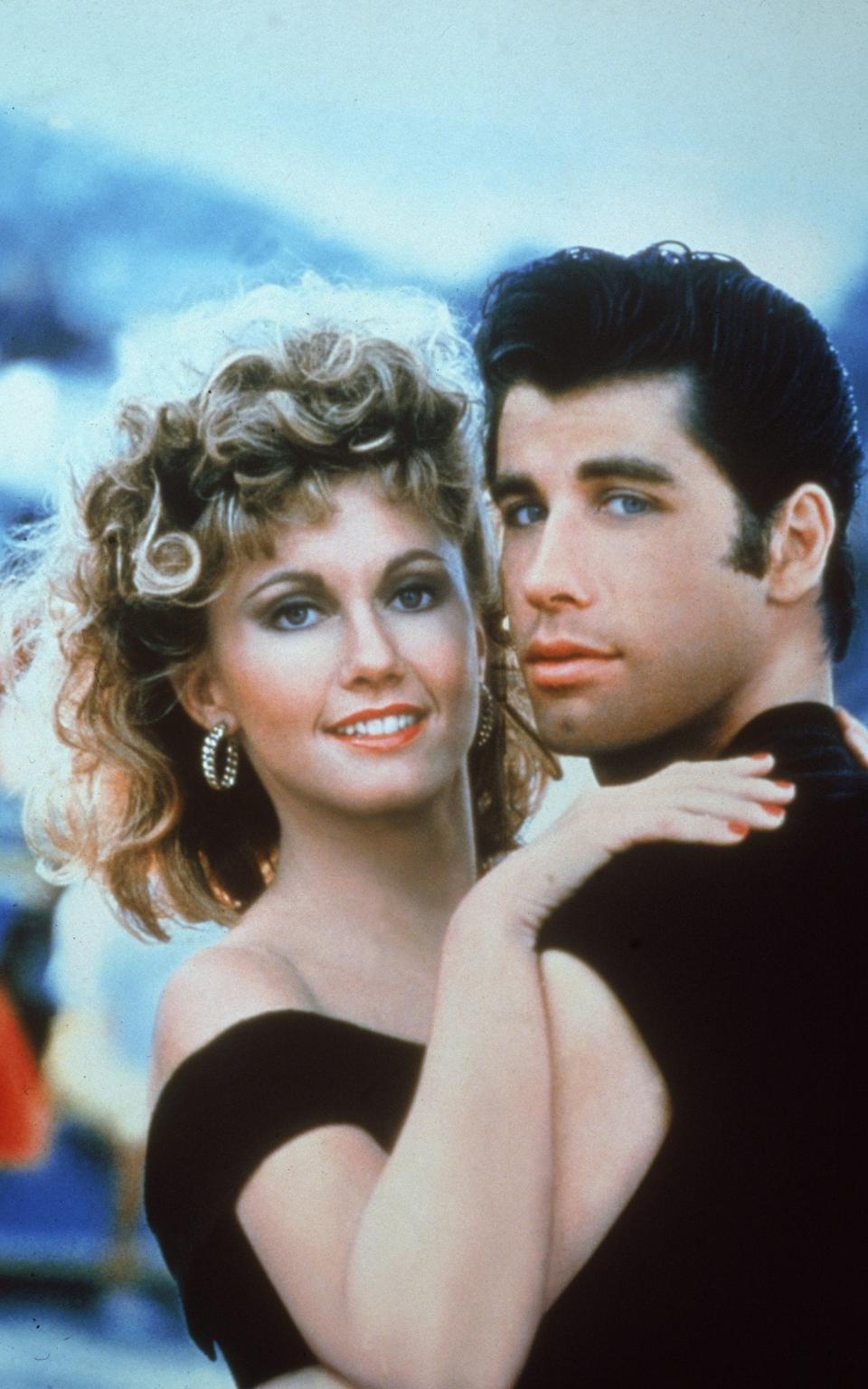 With John Travolta in Grease - Paramount Pictures/Fotos International/Getty Images