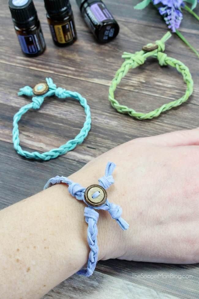 20) Braided Essential Oil Diffuser Friendship Bracelet Pattern