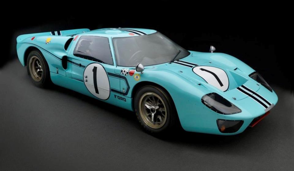 Ford GT40 Mark II-B, which is part of the Miles Collier Collection at the Revs Institute in Naples. The car will part of the Pony Pedigree special exhibit, which runs through July 2024. (Photo by Peter Harholdt)