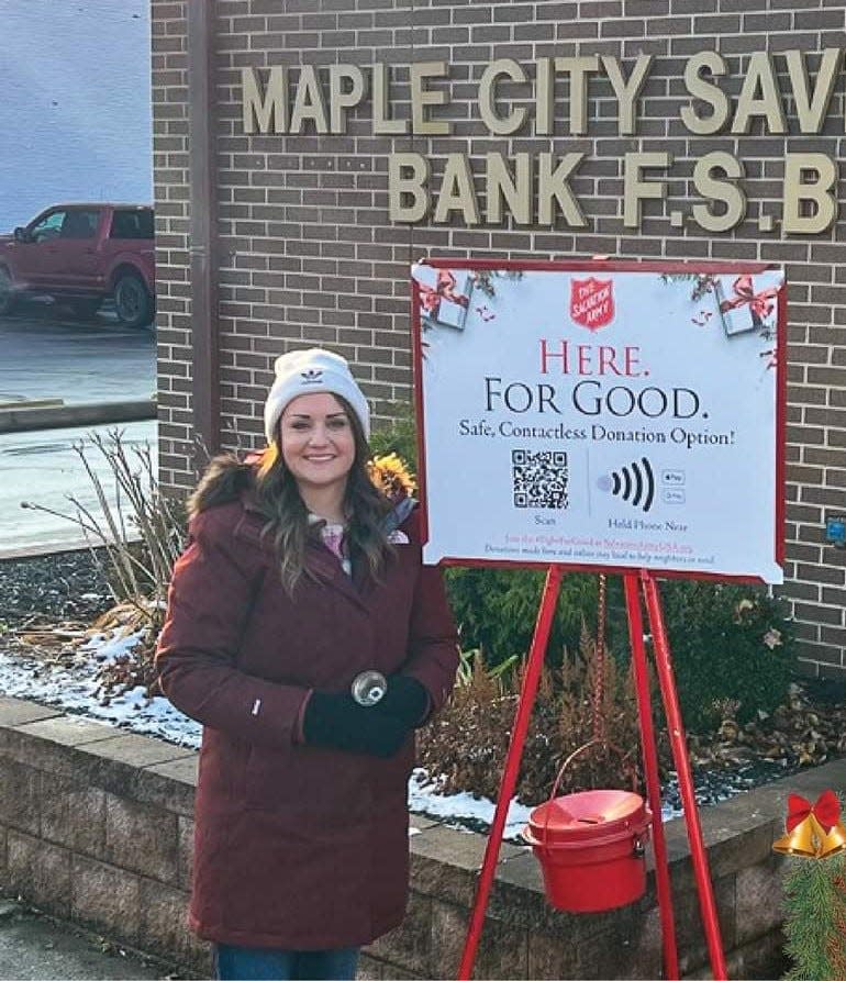Maple City Savings Bank of Hornell participated in the 2023 Salvation Army Red Kettle Drive, which raised well over the $28,000 goal this month.