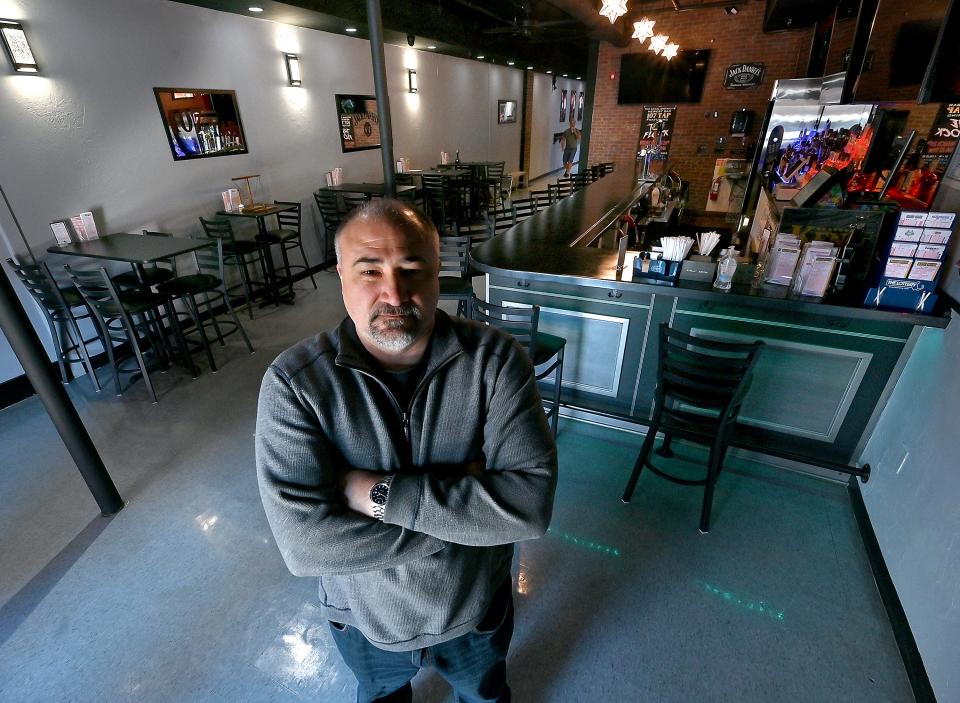 107 Tap owner Jefferson Mararian at his new bar on Water Street.