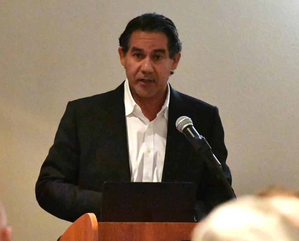 Founder and CEO of Lerma/, Pedro Lerma was the guest speaker for the i.d.e.a.wf Award Ceremony luncheon Wednesday, October 18, 2023, at MSU.