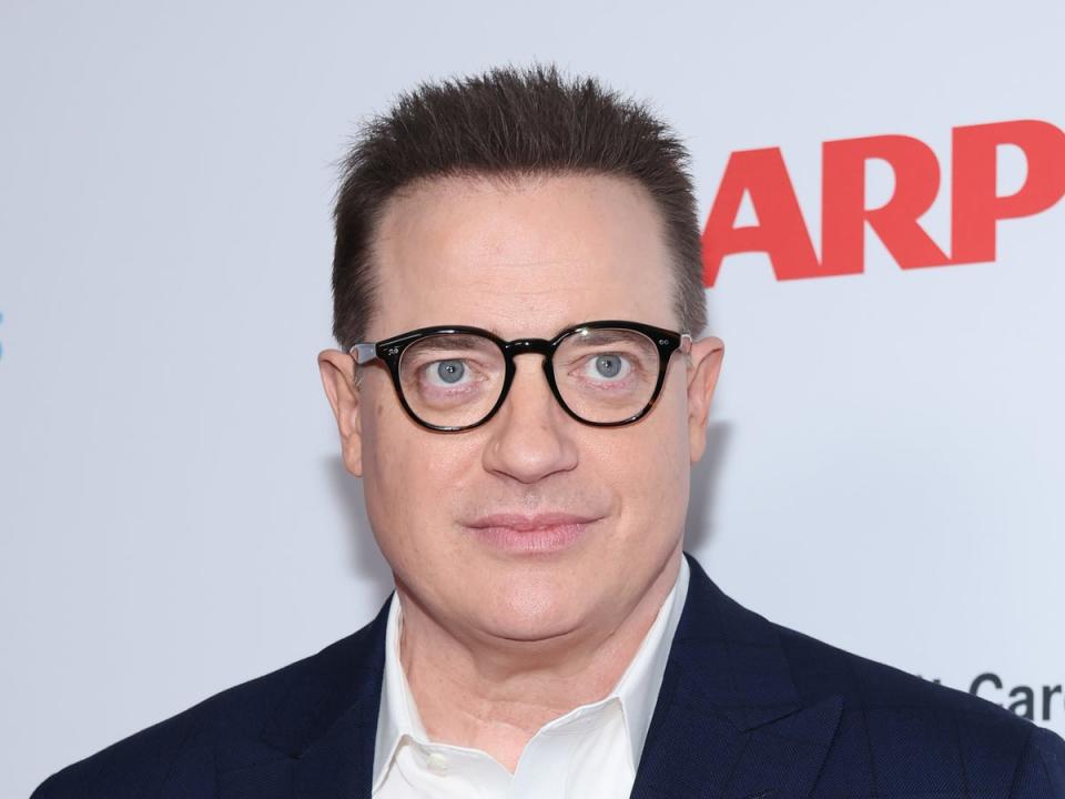 Brendan Fraser pictured on 28 January 2023 (Getty Images)