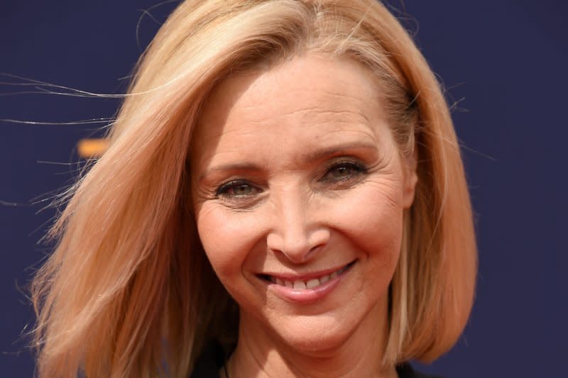 Lisa Kudrow received tributes from her "Friends" co-stars Jennifer Aniston and Courteney Cox on her 60th birthday. File Photo by Gregg DeGuire/UPI