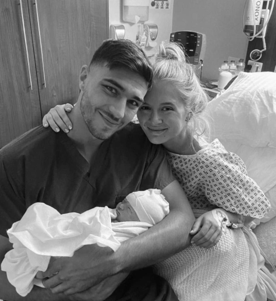 The boxer and girlfriend Molly-Mae revealed on Monday (January 30) that their newborn daughter arrived last week (Instagram/MollyMaeHague)