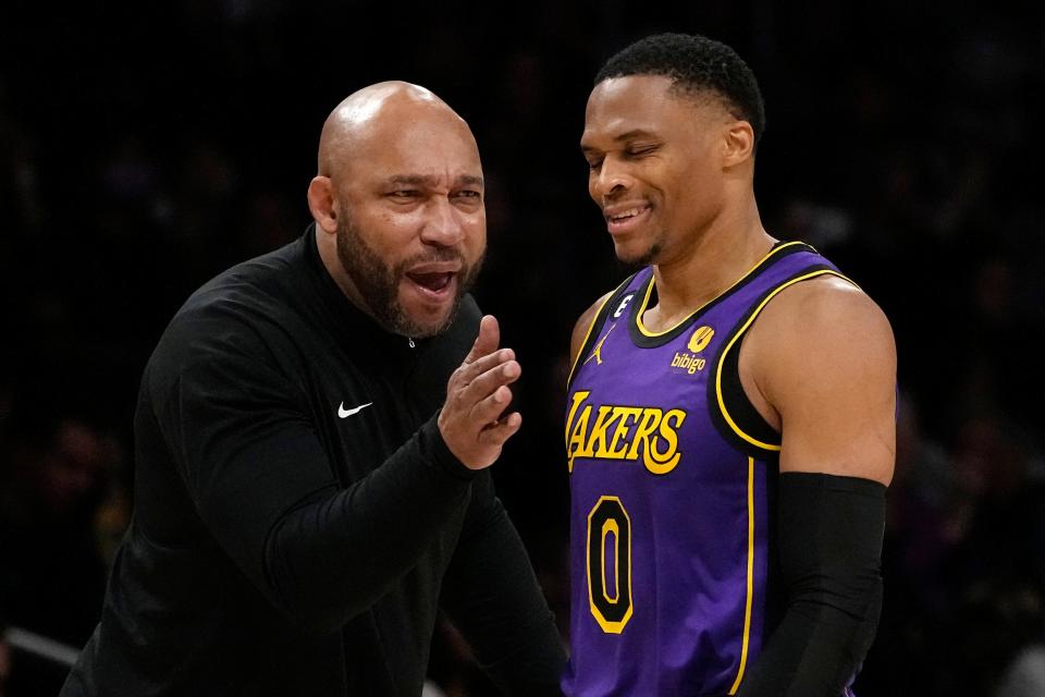 Russell Westbrook has been coming off the bench for the Lakers under new coach Darvin Ham.