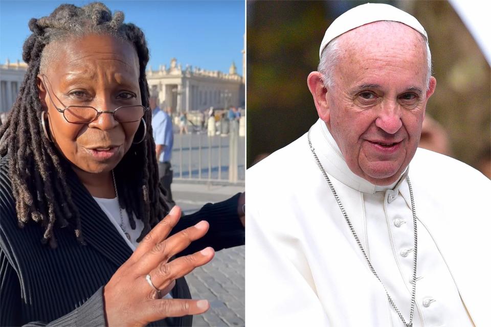 Whoopi Goldberg, Pope Francis