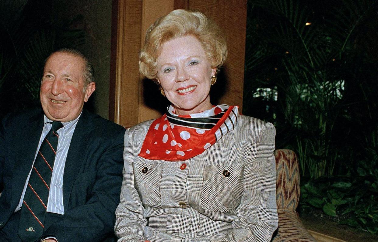 <span class="caption">Joan Kroc gave much to charity during her life and in her will after inheriting the McDonald's fortune.</span> <span class="attribution"><a class="link " href="http://www.apimages.com/metadata/Index/Watchf-AP-A-PA-USA-APHS469527-Kroc-Names-New-Padres-President/5e6f377c8a234cbab8c595019fdf9132/99/0" rel="nofollow noopener" target="_blank" data-ylk="slk:AP Photo/Bill Cramer;elm:context_link;itc:0;sec:content-canvas">AP Photo/Bill Cramer</a></span>